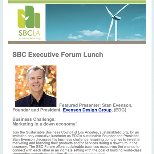 SBC Executive Forum Lunch SBC Executive Forum Lunch
