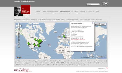 USC Shoah Foundation Institute