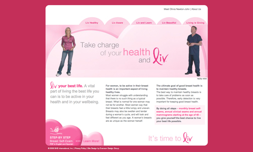 LIV.COM FOR OLIVIA NEWTON-JOHN