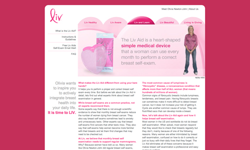 LIV.COM FOR OLIVIA NEWTON-JOHN